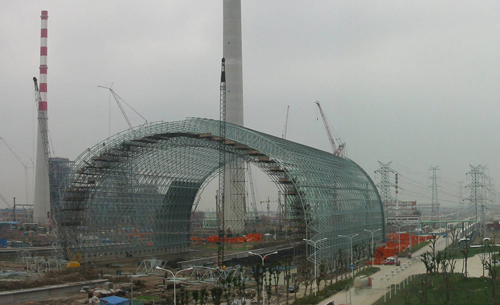 長春發(fā)電廠球形網架
