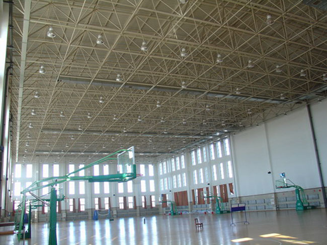 長春籃球館網架案例